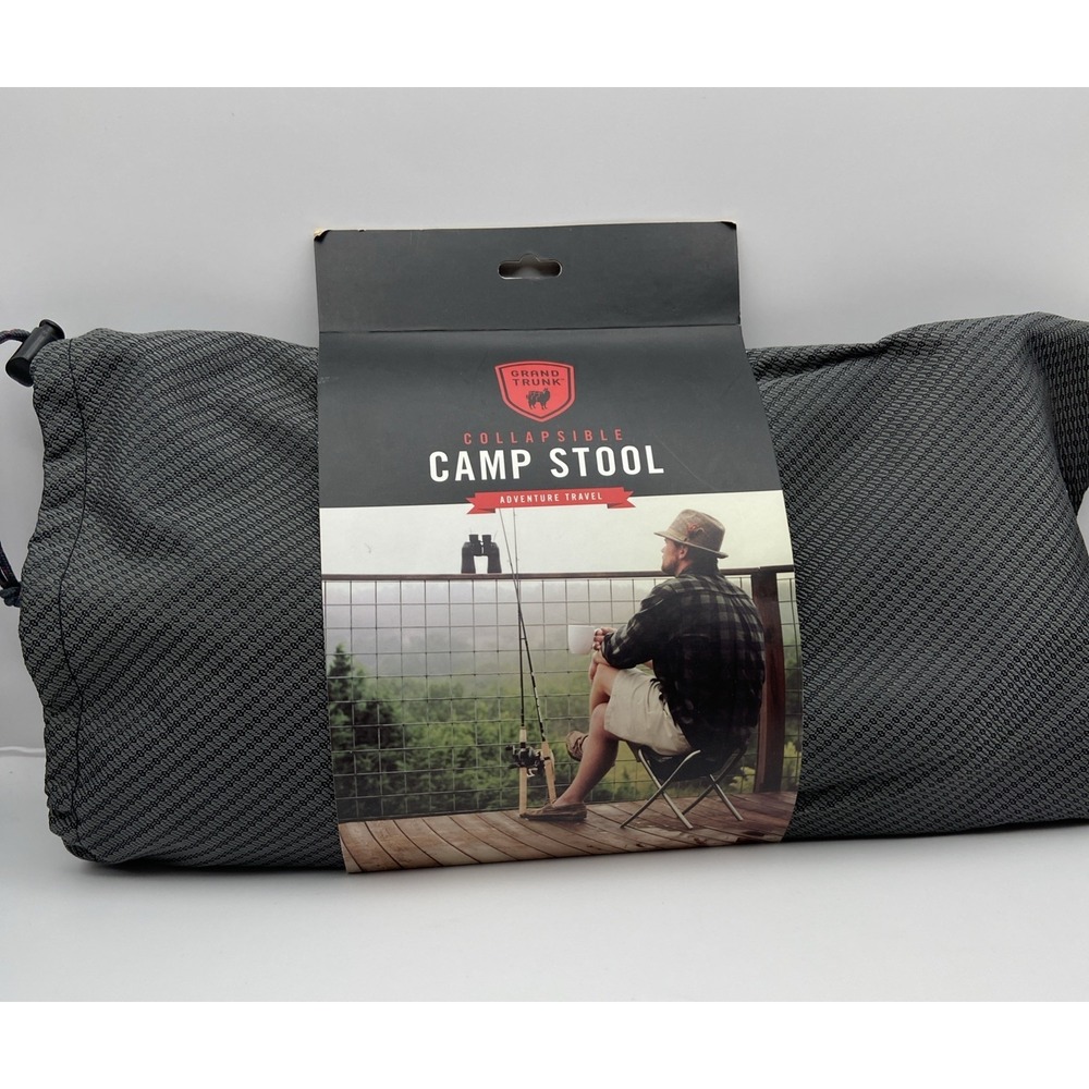 Grand Trunk Collapsible Camp Stool Lightweight Aluminum‎ 250lbs Capacity